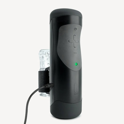 The Handy - App Controlled Interactive Bluetooth Stroker Male Masturbator (Black) [Local Adaptor]