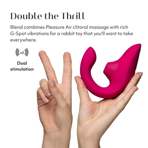 WE VIBE - Blend Dual Stimulation G Spot Clit Massager - Rose